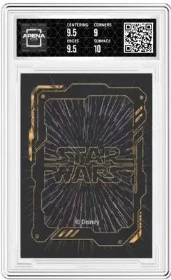 Graded Star Wars trading card featuring Darth Vaders Tie Fighter from 2023 Arena Club