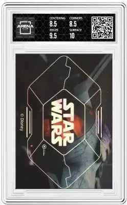 Graded Star Wars collectible card featuring Poe Chewbacca from Arena Club 2023