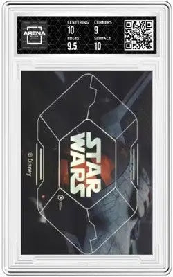 Graded Star Wars trading card SW01UR22 Arena Club featuring Obi-Wan Kenobi 9.5 score