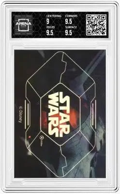 Graded Star Wars PR Rey Chewbacca trading card from Arena Club 2023 series