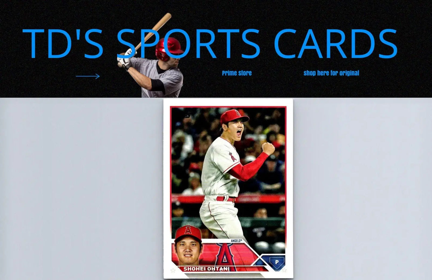 2023 Topps #17 Shohei Ohtani card featuring vintage stock design for collectors