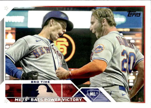 2023 Topps Pete Alonso Baseball Card featuring New York Mets player