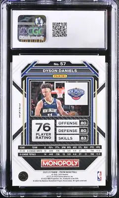 Dyson Daniels basketball card from 2023 Topps Athletes Unlimited featuring Free Parking design