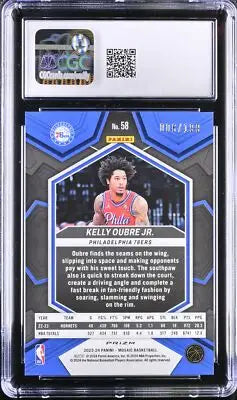 Graded Kelly Oubre Jr basketball card from 2023 Topps Athletes Unlimited CGC 9