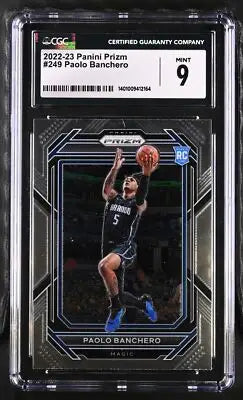 Graded Paolo Banchero basketball card from Topps Athletes Unlimited series