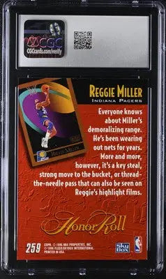 Premium Reggie Miller basketball card from 2023 Topps Athletes Unlimited series