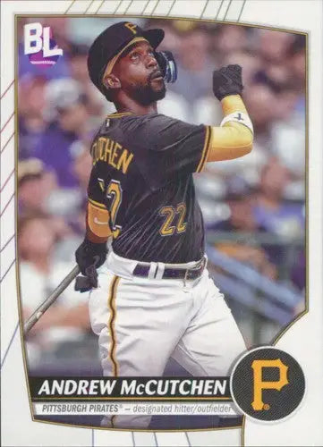 Andrew McCutchen baseball card from 2023 Topps Big League with original gloss and Pirates team