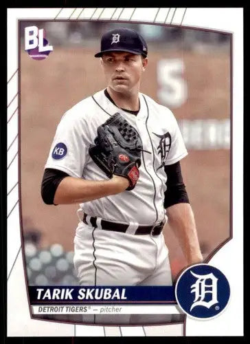 Original gloss 2023 Topps Big League Tarik Skubal Tigers baseball card showing ID 53304