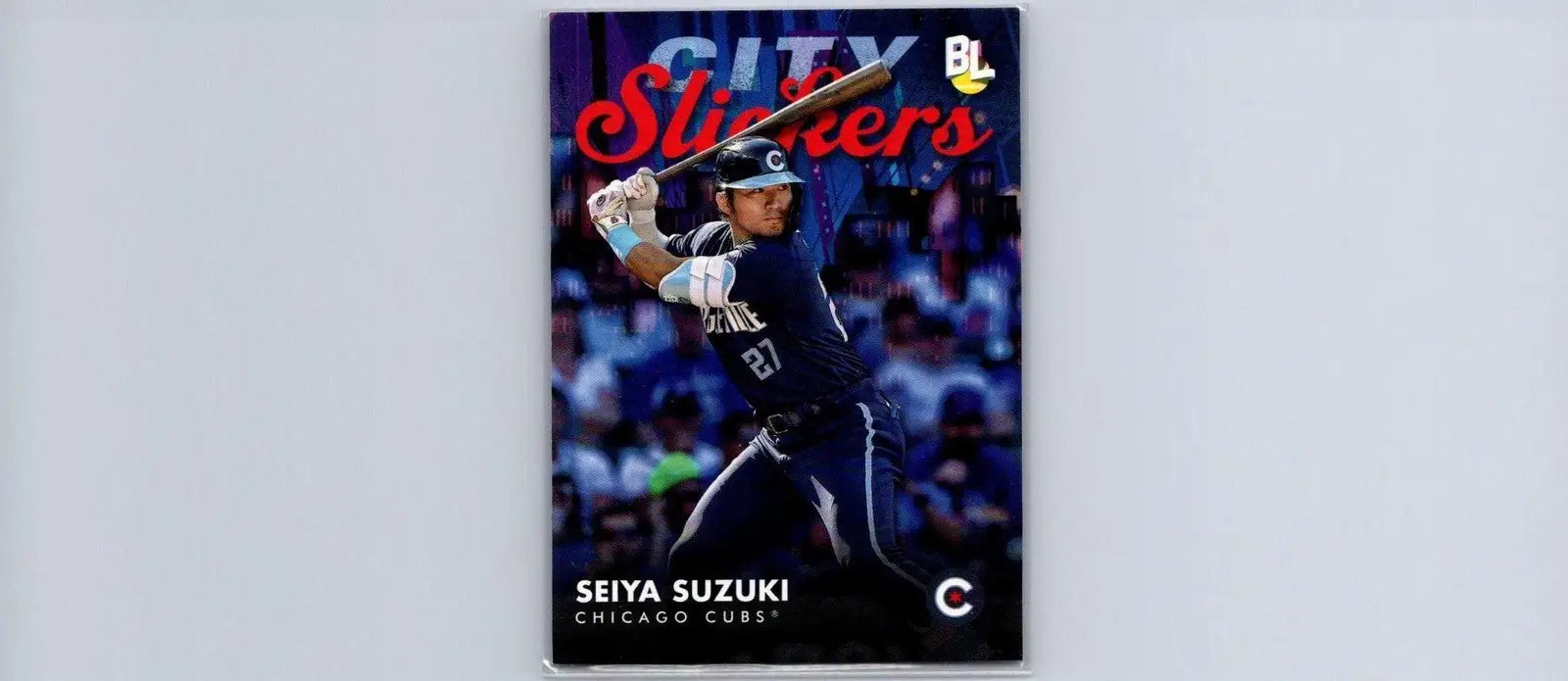 Seiya Suzuki baseball card from 2023 Topps Big League City Slickers series
