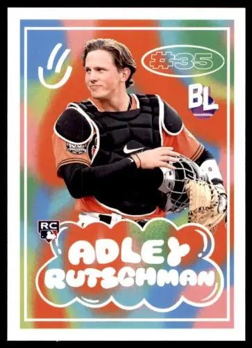 Adley Rutschman baseball card from 2023 Topps Big League Big Leaguers series