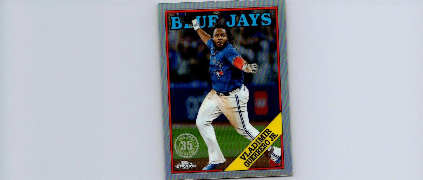 Vladimir Guerrero Jr. 2023 Topps Chrome 35th Anniversary baseball card #88BC-12