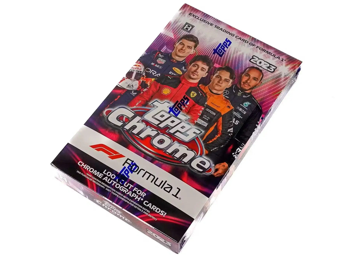 2023 Topps Chrome F1 Racing Hobby Box with Red Refractor Parallel and Superfractor Parallel