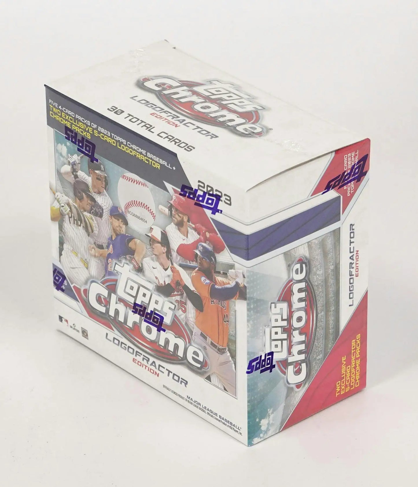 2023 Topps Chrome Logofractor Baseball Box featuring Logofractor Chrome Autographs