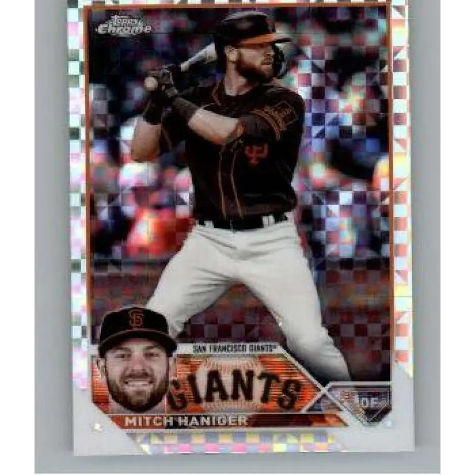 2023 Topps Chrome X-Fractor #122 Mitch Haniger NM-MT San Francisco Giants Baseball Card