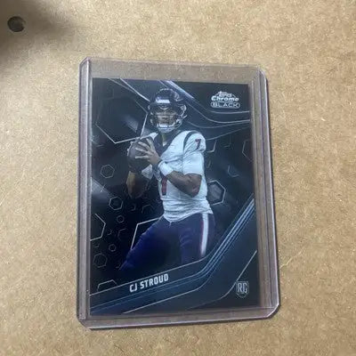 CJ Stroud football card from 2023 Topps Composite Topps Chrome Black product