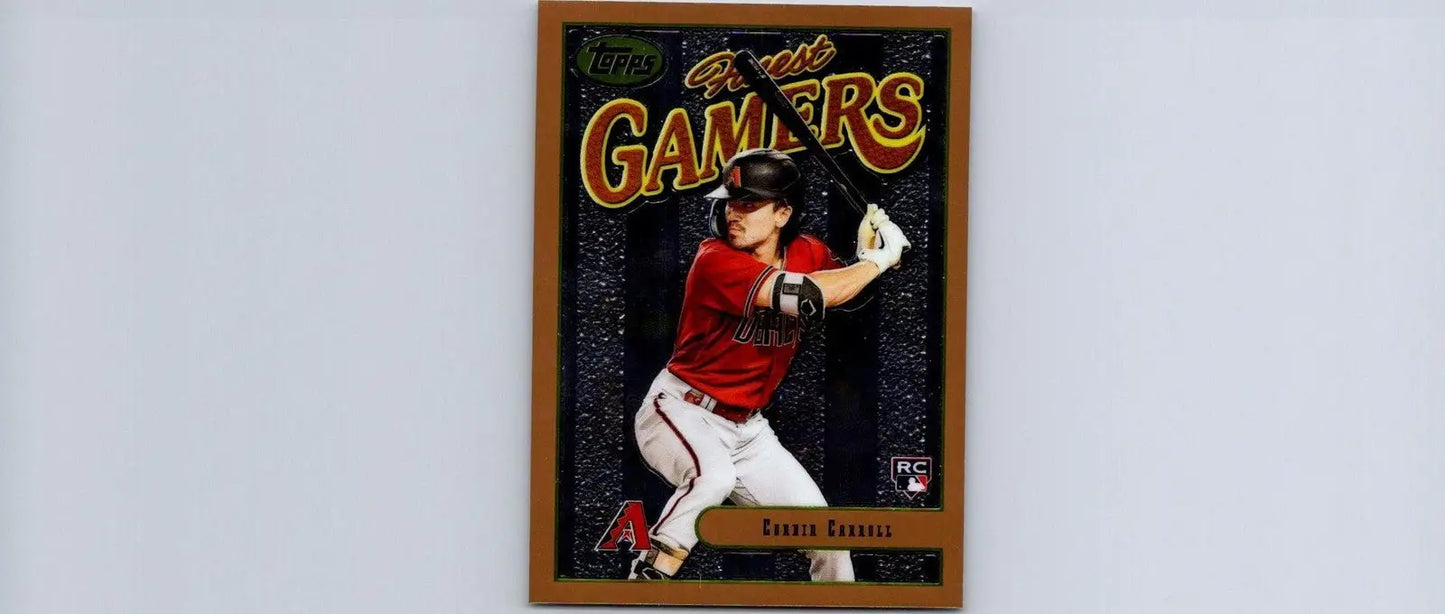 2023 Topps Finest Flashbacks #14 Corbin Carroll baseball card collectible image