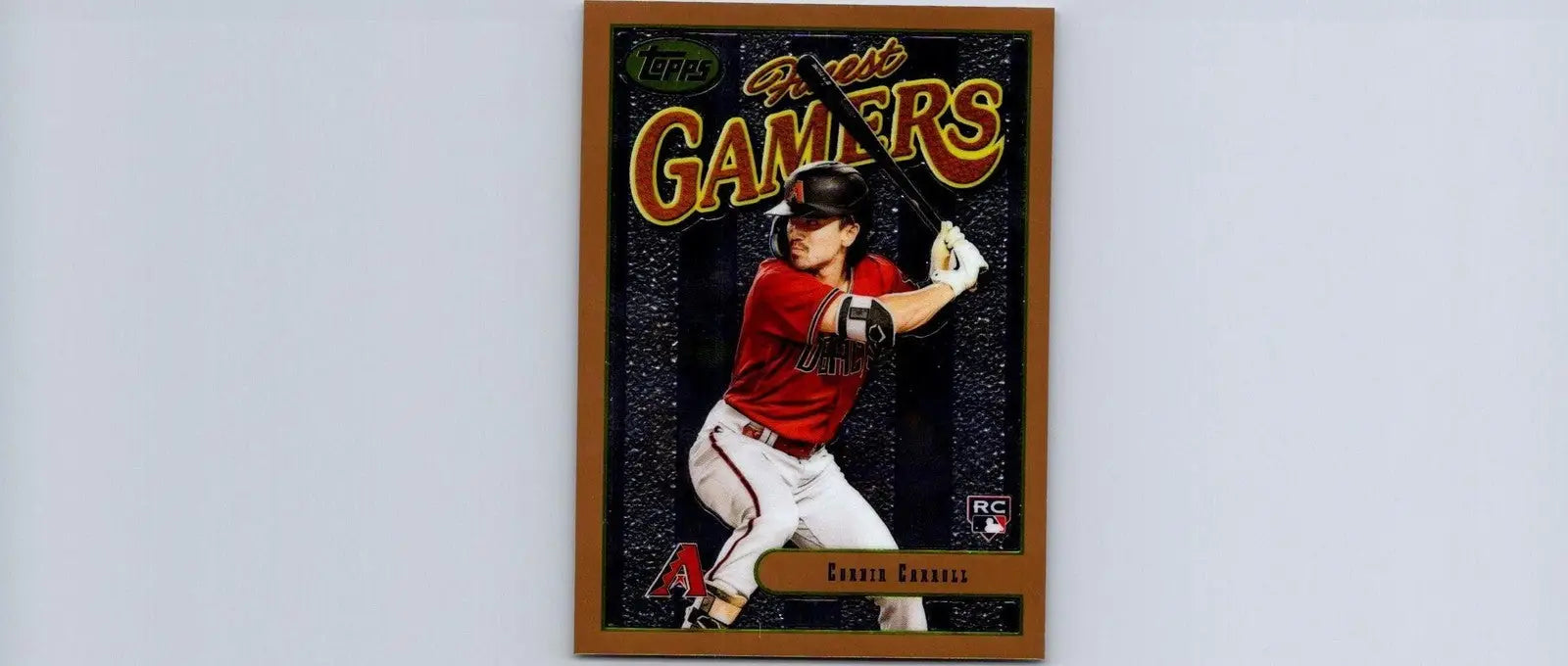 2023 Topps Finest Flashbacks #14 Corbin Carroll baseball card collectible image