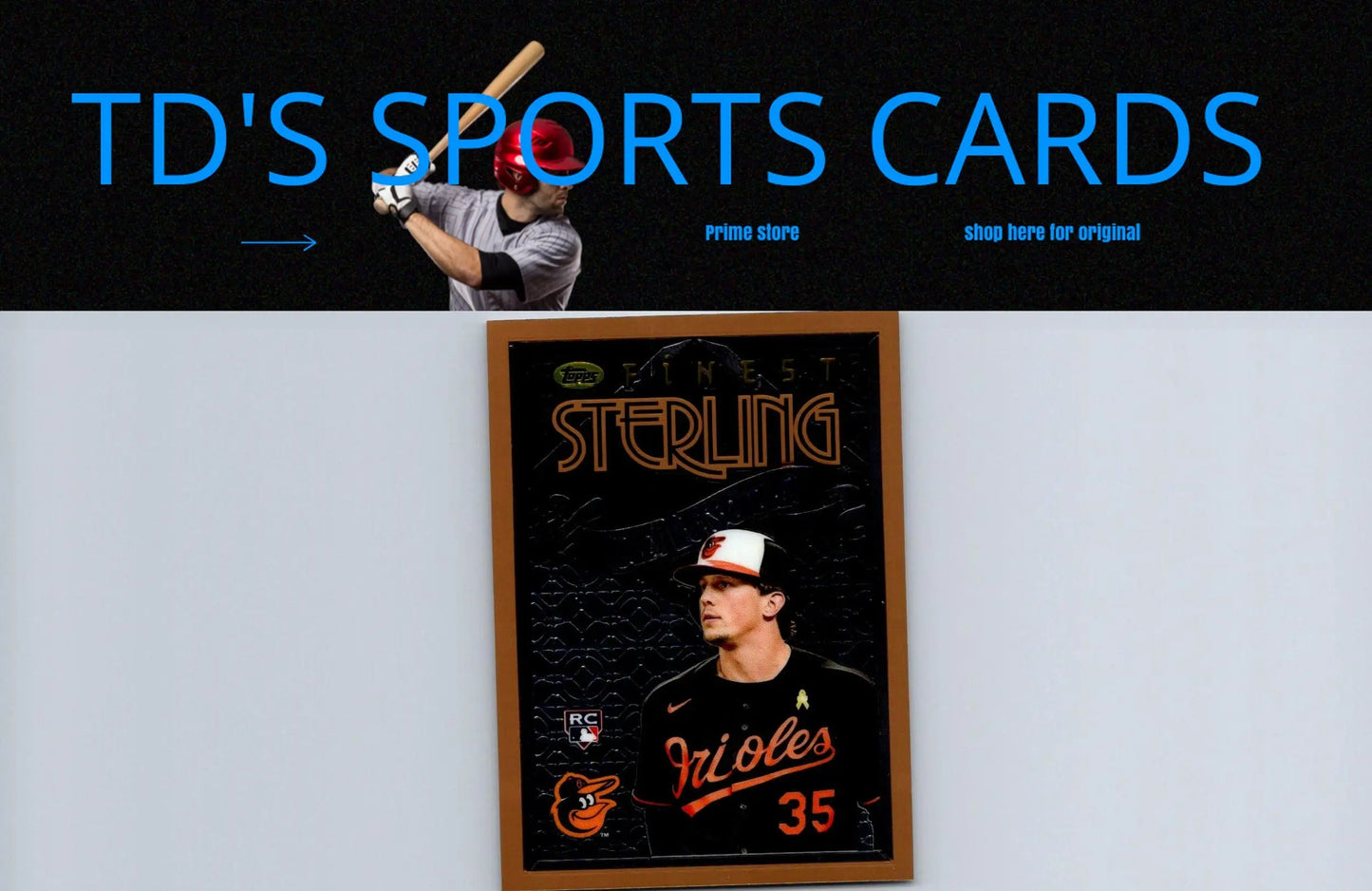Baseball card of Adley Rutschman from 2023 Topps Finest Flashbacks collection