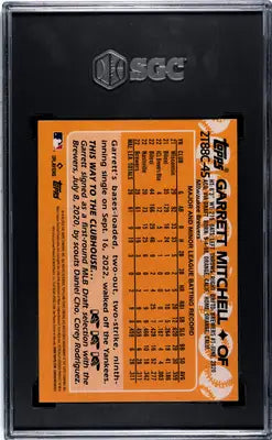 2023 Topps Garrett Mitchell #2T88C-45 CHR. ’88 Baseball SGC 9.5