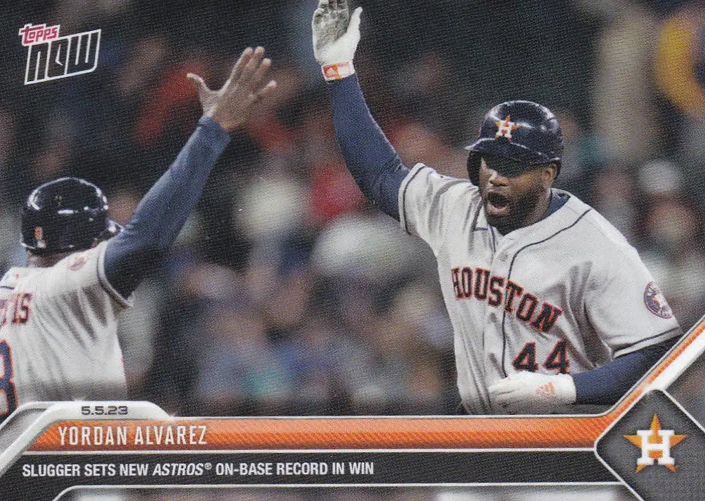 2023 TOPPS NOW #240 YORDAN ALVAREZ- HOUSTON ASTROS