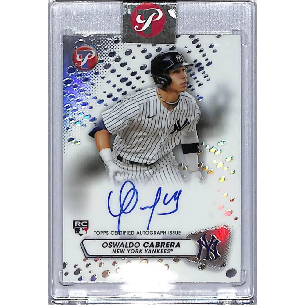 2023 Topps Pristine #PA-OC Oswaldo Cabrera NM-MT Auto Yankees