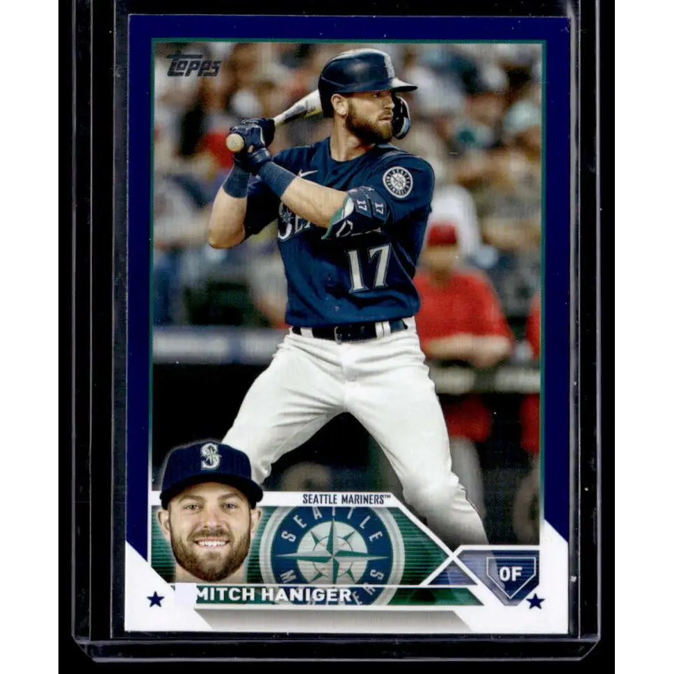 2023 Topps Royal Blue #49 Mitch Haniger NM-MT Seattle Mariners Baseball Card