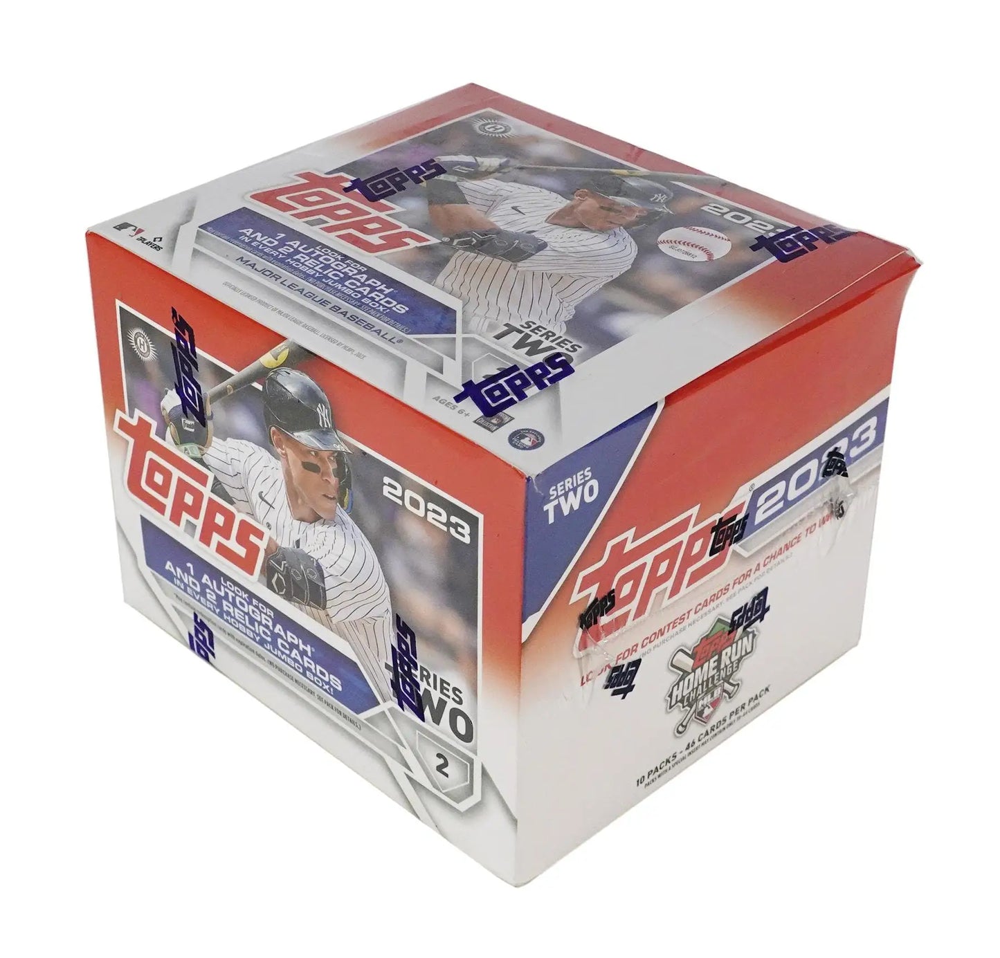 2023 Topps Series 2 Baseball Hobby Jumbo Box with gold, black, and platinum parallels