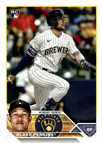 2023 Topps Update Series US242 Blake Perkins rookie baseball card with original gloss