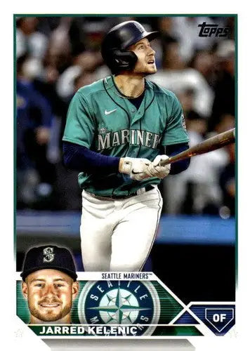 Jarred Kelenic baseball card with original gloss from 2023 Topps Update Series