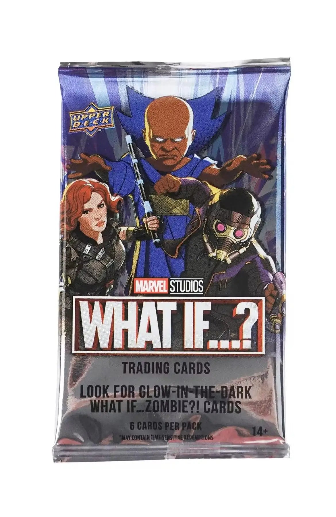 Marvel Studios What If trading card pack from 2023 Upper Deck Hobby Box