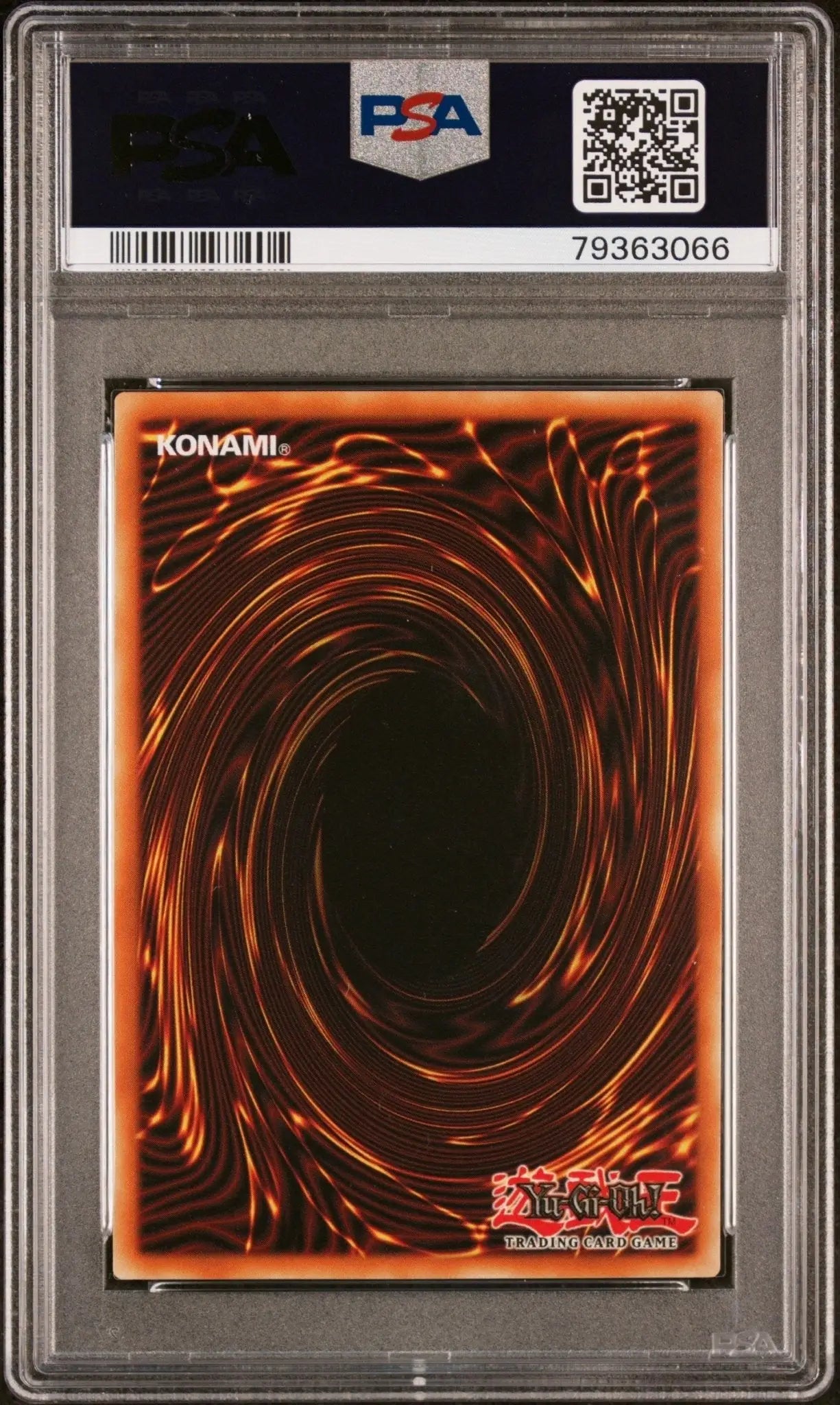 Graded Yu-Gi-Oh! card reverse side view 2023 Maze Of Memories Sylvn EN052 1st edition