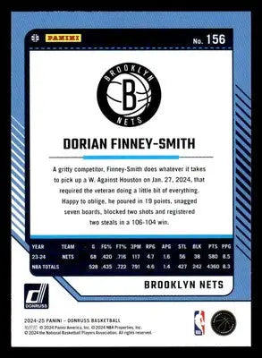 2024-25 Donruss Dorian Finney-Smith basketball card Brooklyn Nets collectible