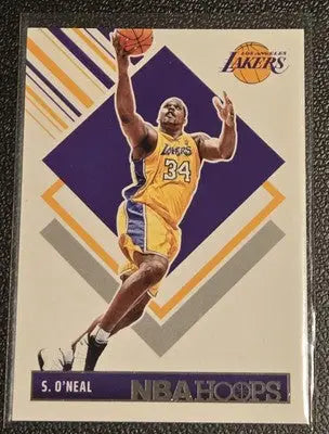 Hoops Shaquille O Neal basketball card from 2024 25 Hoops #296 featuring Shaquille Oneal