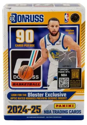 2024-25 Panini Donruss NBA trading cards Blaster Box showcasing collectible basketball cards