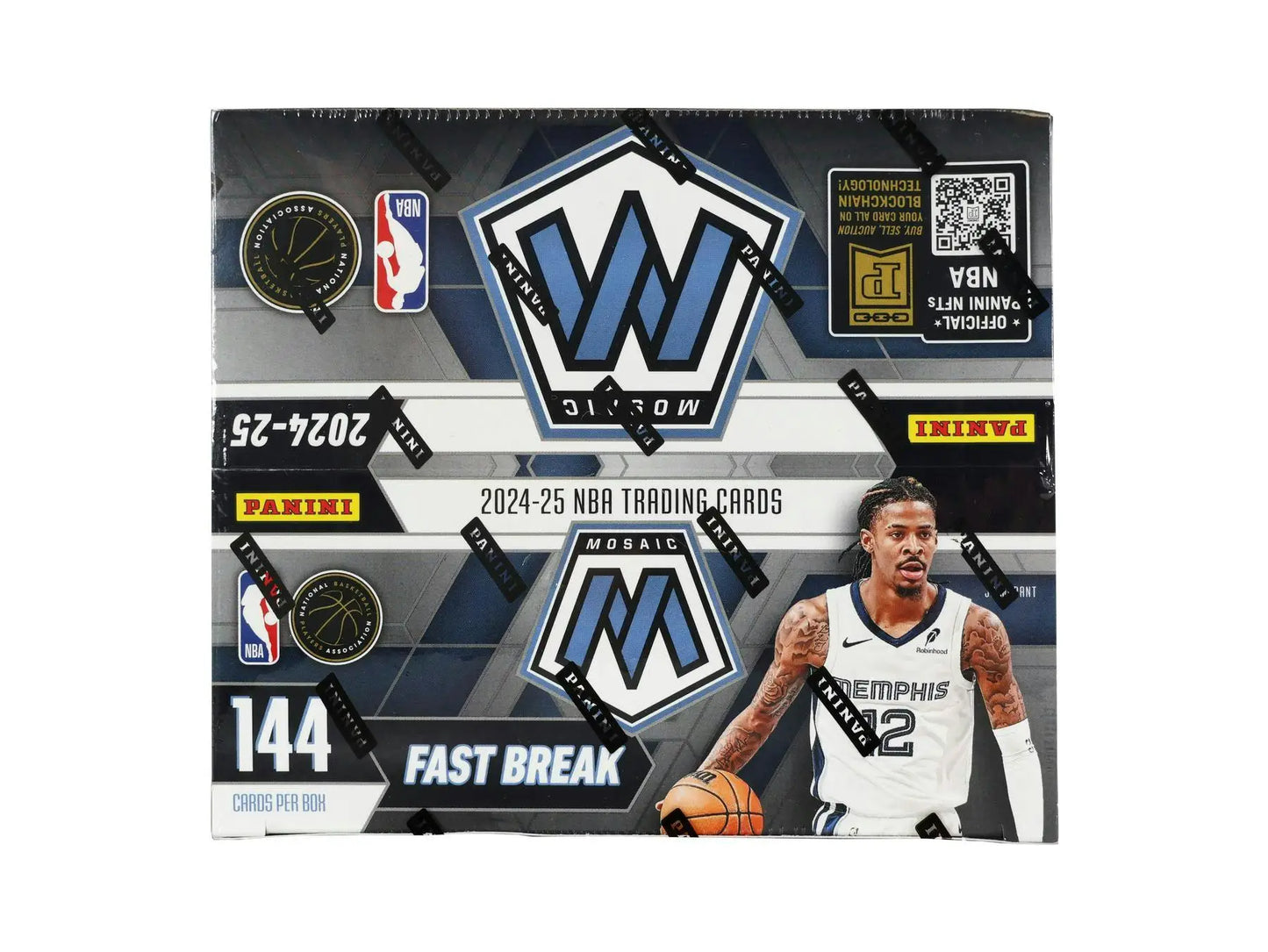 Sealed 2024-25 NBA Mosaic Fast Break trading card box from Panini Columbia Sports Cards