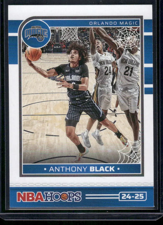 Basketball trading card featuring Anthony Black of Orlando Magic from Panini NBA Hoops