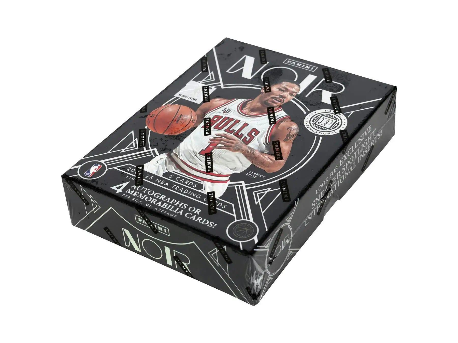 Sealed 2022-23 Panini Noir NBA trading card box from Panini Noir Basketball collection
