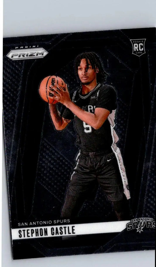 Panini Prizm Stephon Castle San Antonio Spurs rookie basketball card 2024-25