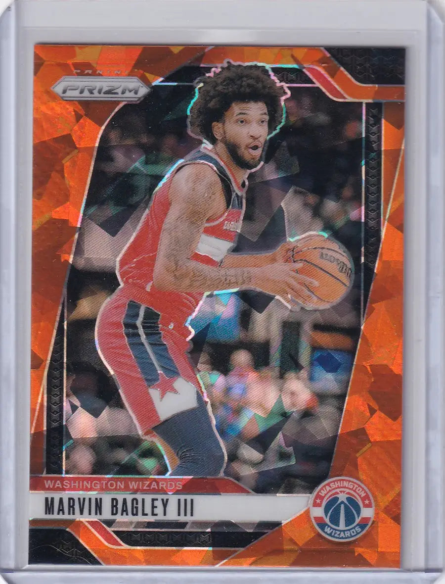 Panini Prizm Orange Marvin Bagley III basketball trading card for 2024-25 collection