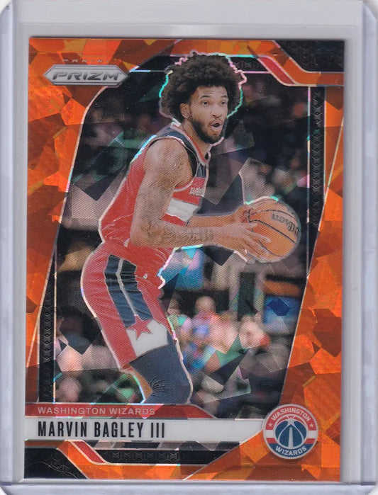Panini Prizm Orange Marvin Bagley III basketball trading card for 2024-25 collection