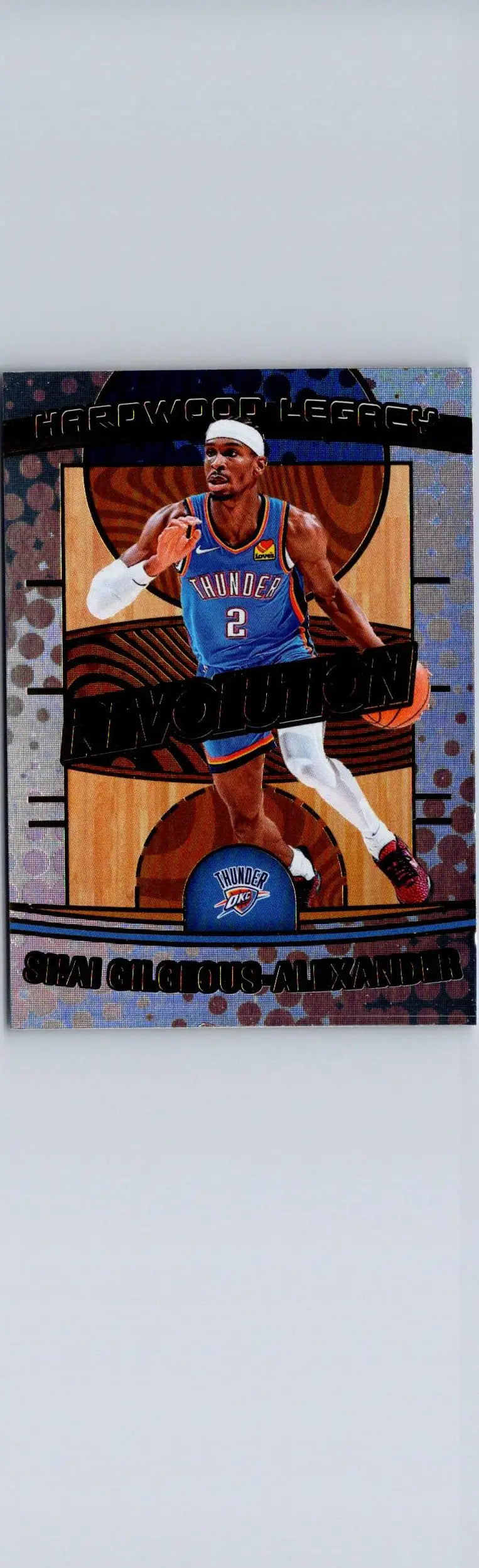 Basketball trading card of Shai Gilgeous-Alexander from Panini Revolution Hardwood Legacy