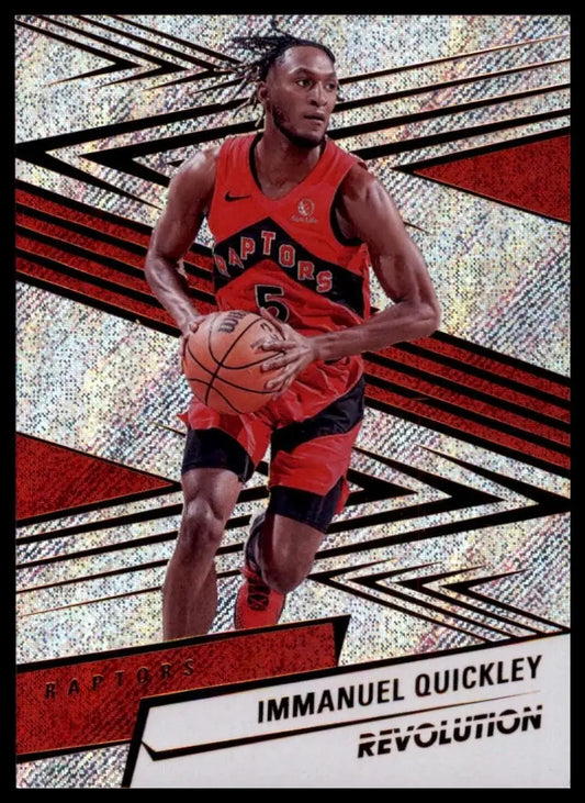 2024-25 Panini Revolution Immanuel Quickley #56 Toronto Raptors Basketball Card - Basketball Card