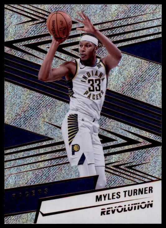 2024-25 Panini Revolution Myles Turner #44 Indiana Pacers Basketball Card NBA - Basketball Card