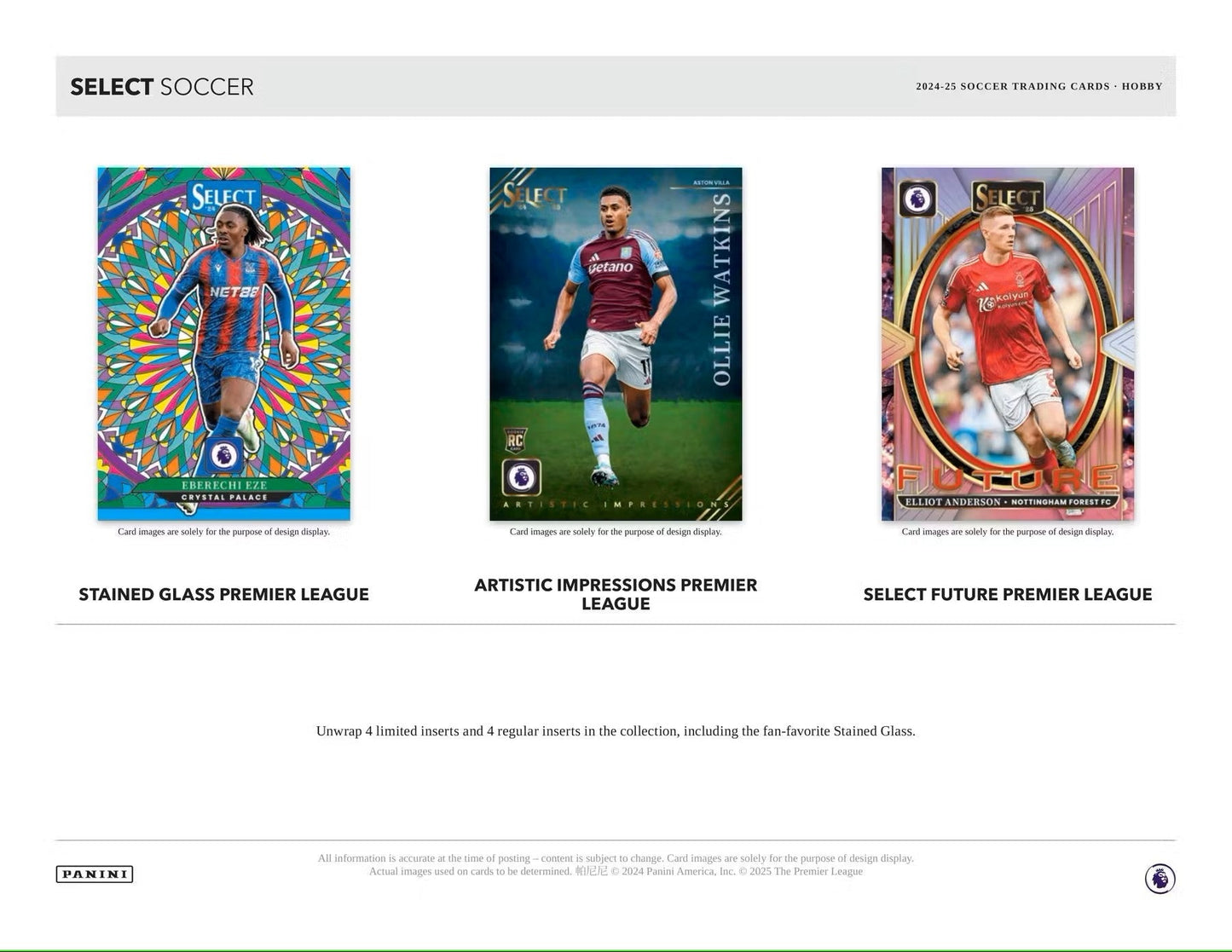 2024-25 Panini Select Premier League EPL Soccer Hobby Box