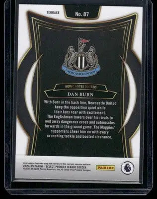 2024-25 Panini Select Premier League Soccer Dan Burn #87 Soccer