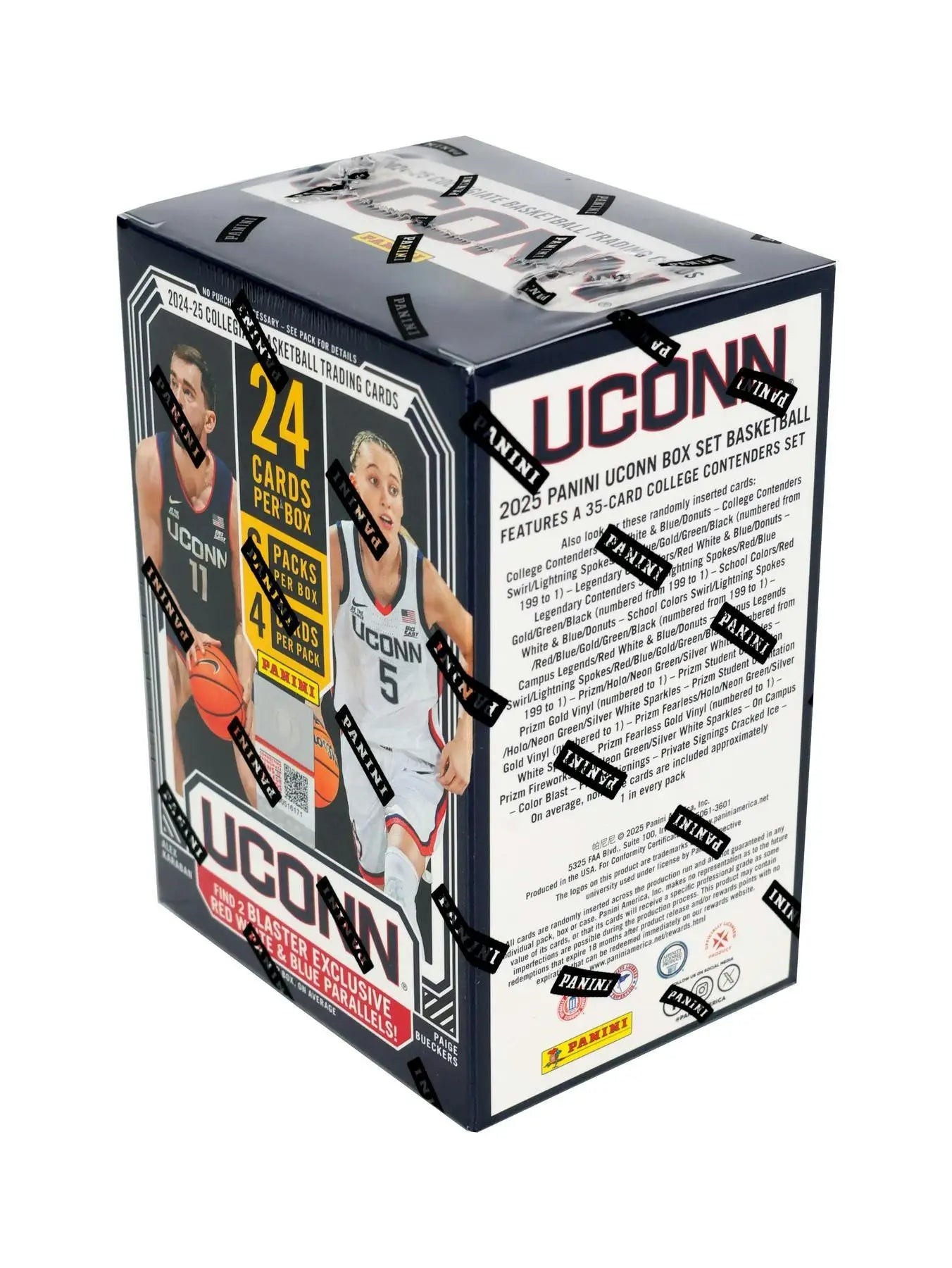 UConn Collegiate Basketball Panini UConn basketball card box in 2024-25 blaster pack