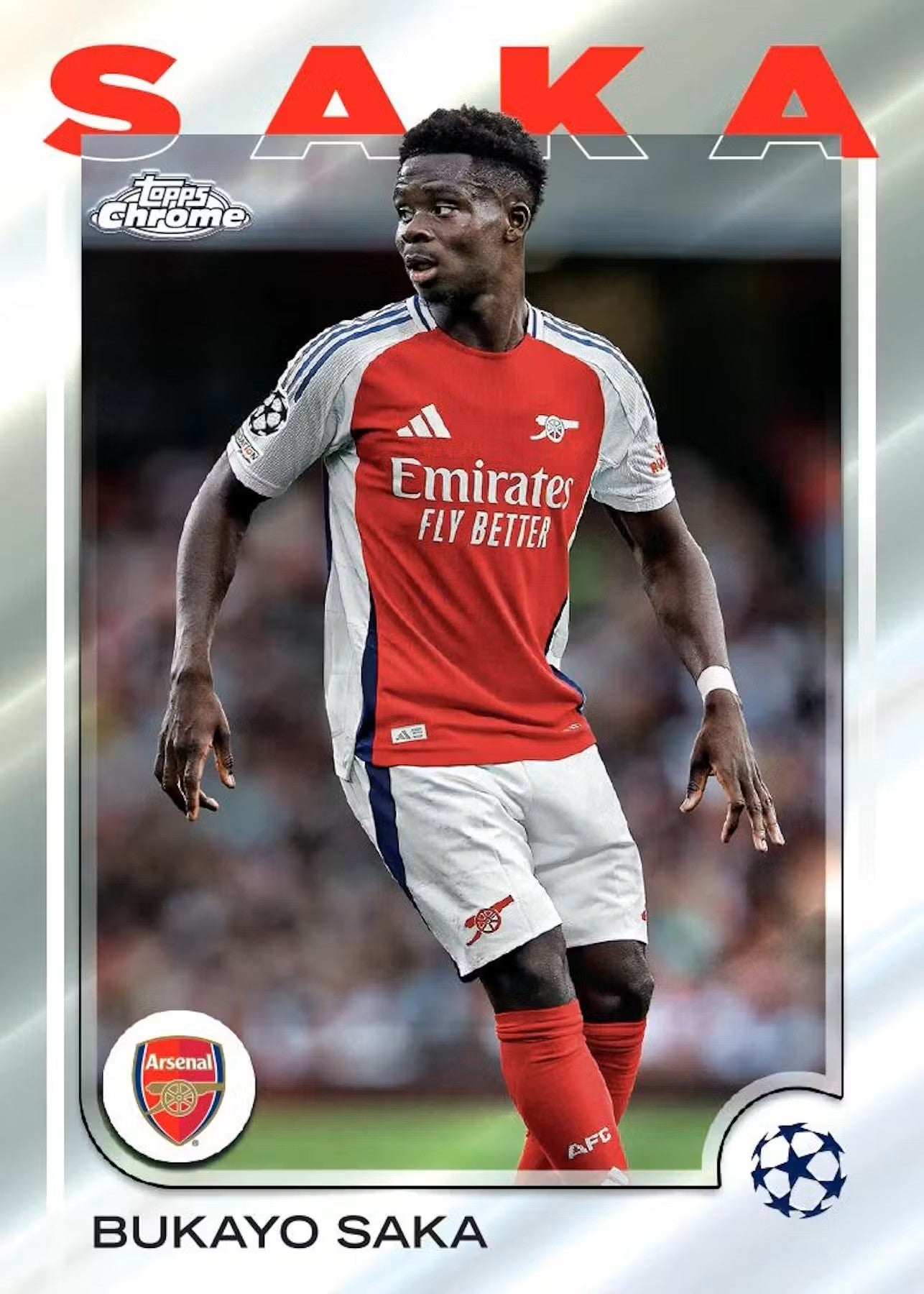 2024-25 Topps Chrome UEFA Club Competitions Soccer Hobby Box
