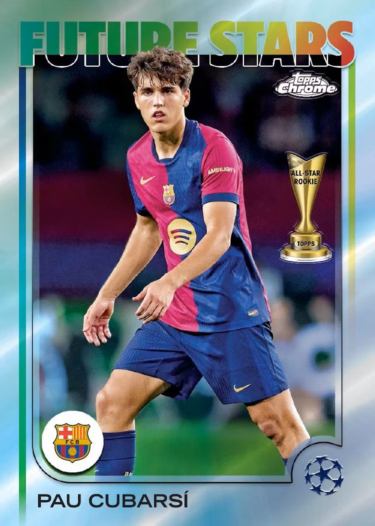 2024-25 Topps Chrome UEFA Club Competitions Soccer Hobby Box