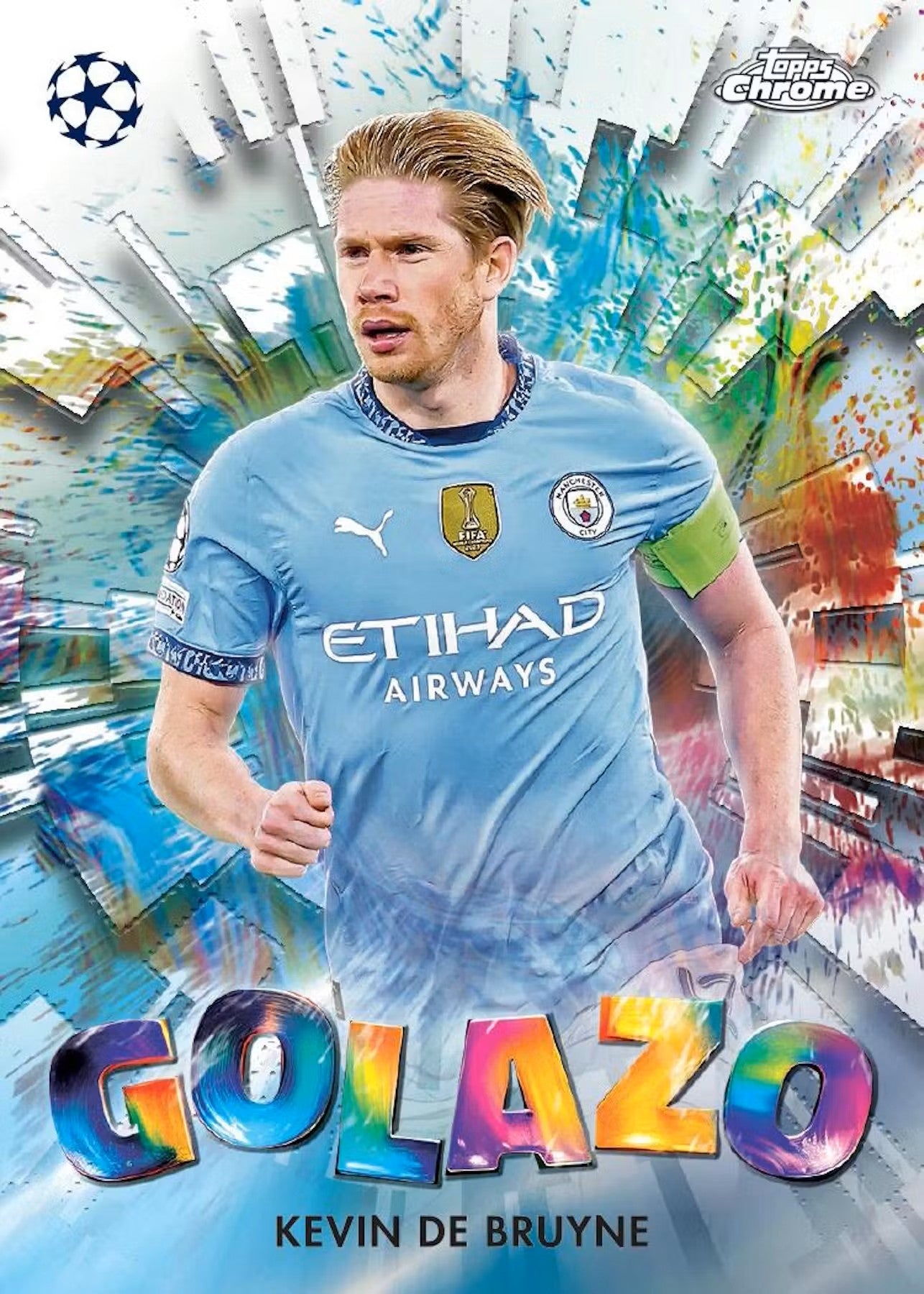 2024-25 Topps Chrome UEFA Club Competitions Soccer Hobby Box