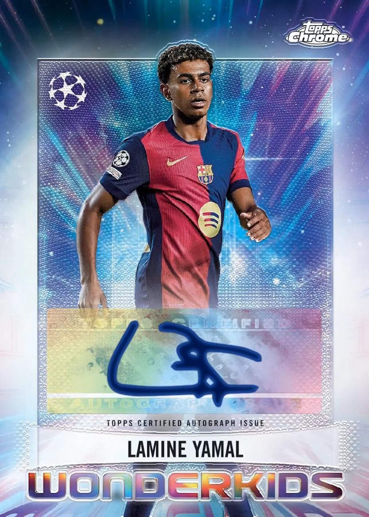 2024-25 Topps Chrome UEFA Club Competitions Soccer Hobby Box